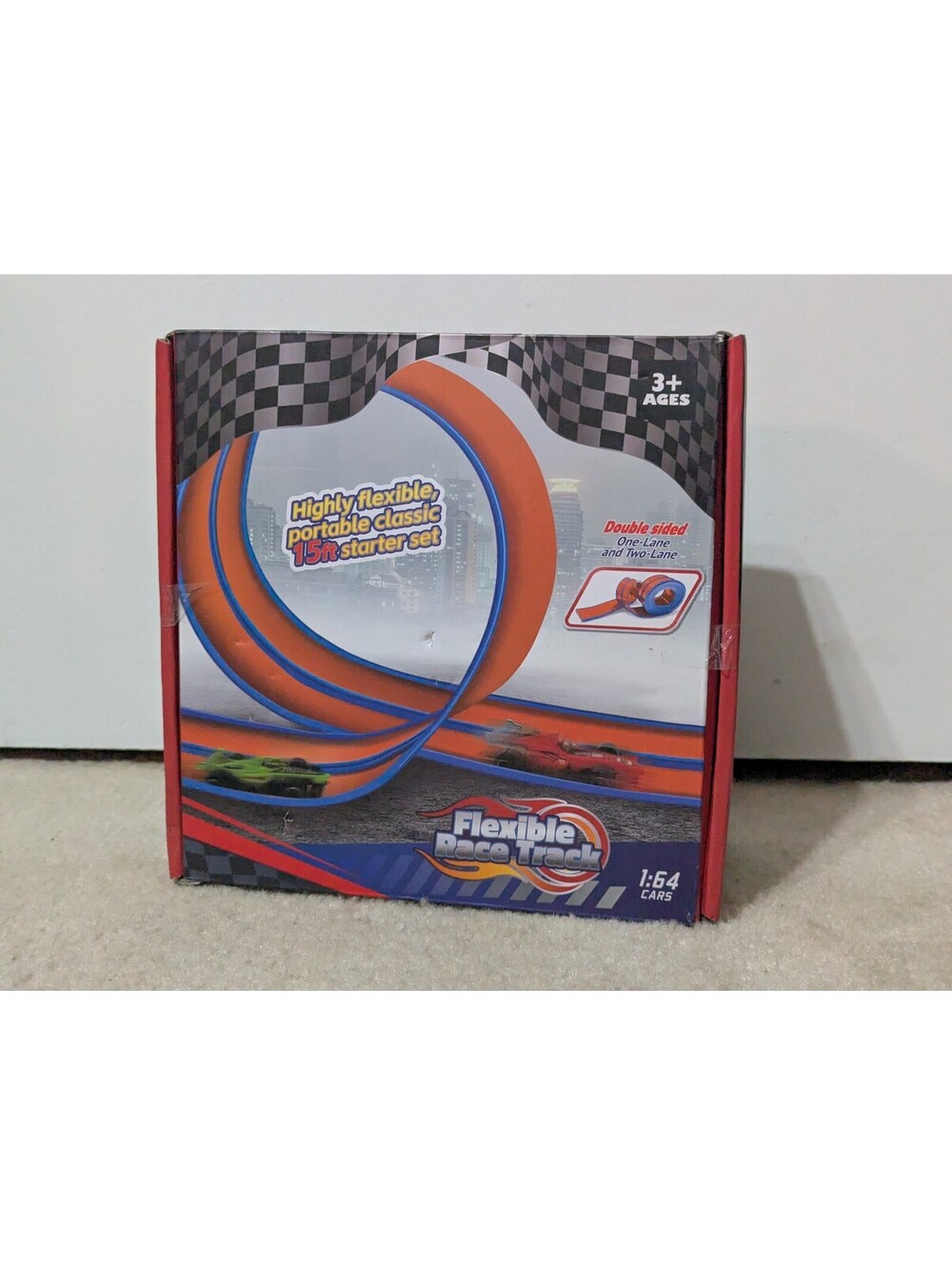 Flexible Race Track 15ft 1:64 Cars